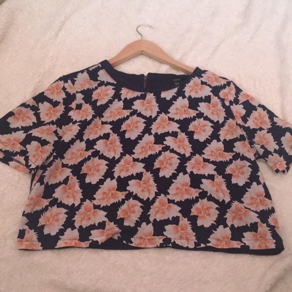 Floral crop top